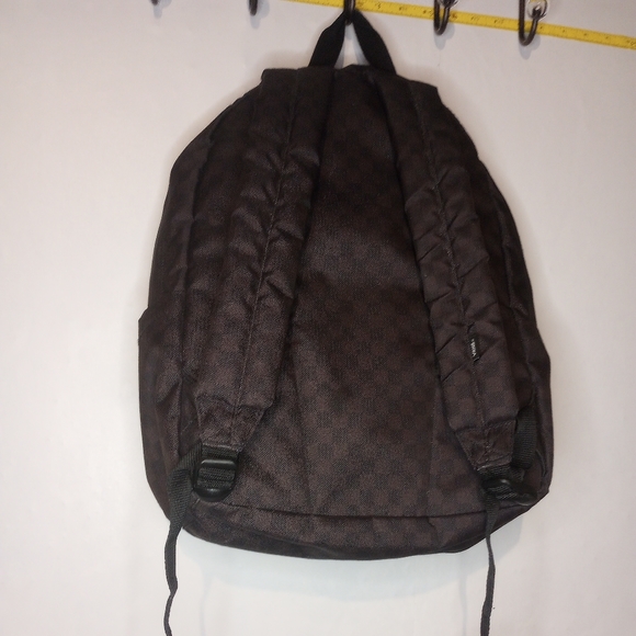 Vans - ALUMNI PACK Backpack Brown And Black CHECKERBOARD Checkers LAPTOP SLEEVE - Picture 5 of 5